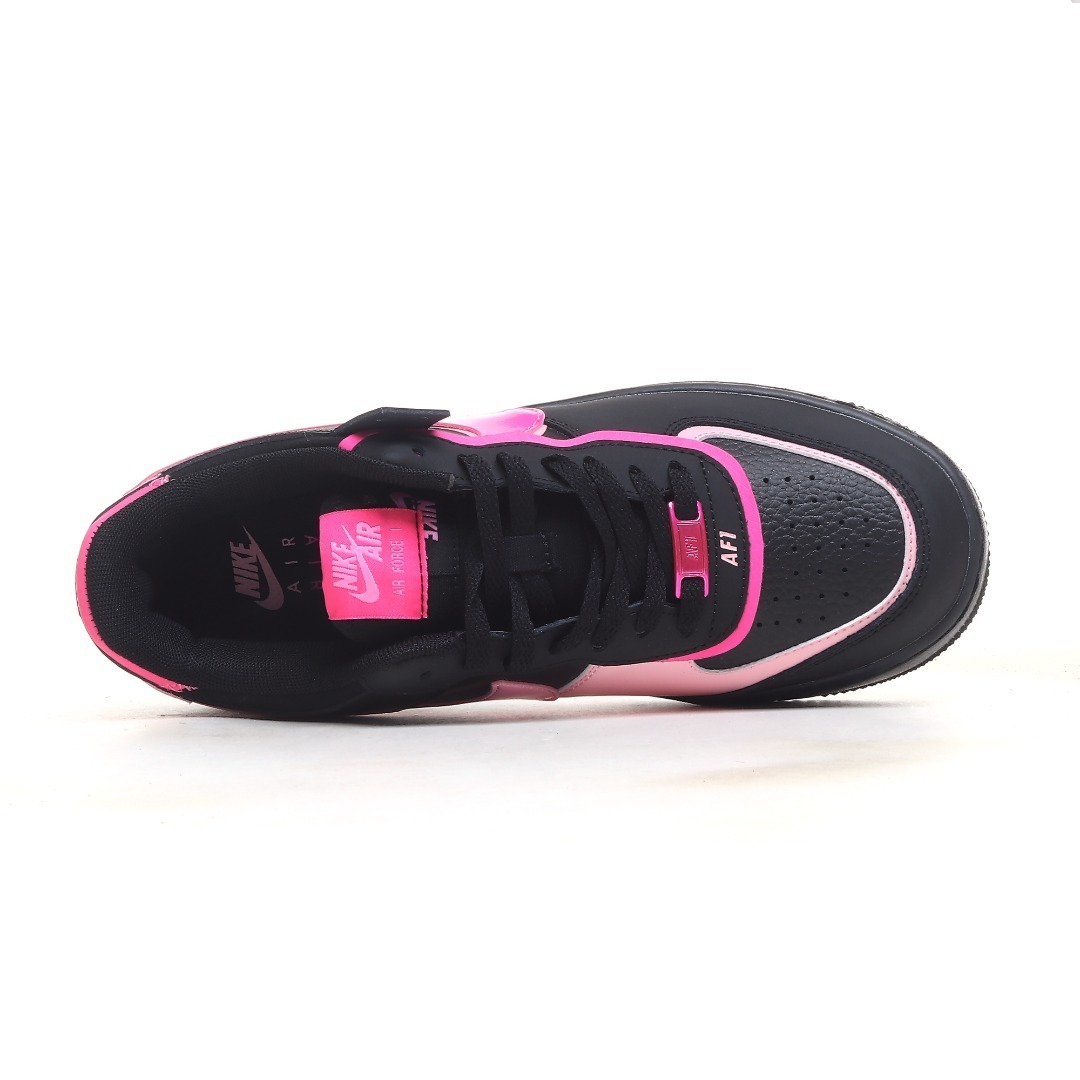 nike air force 1 - Negro Rosado
