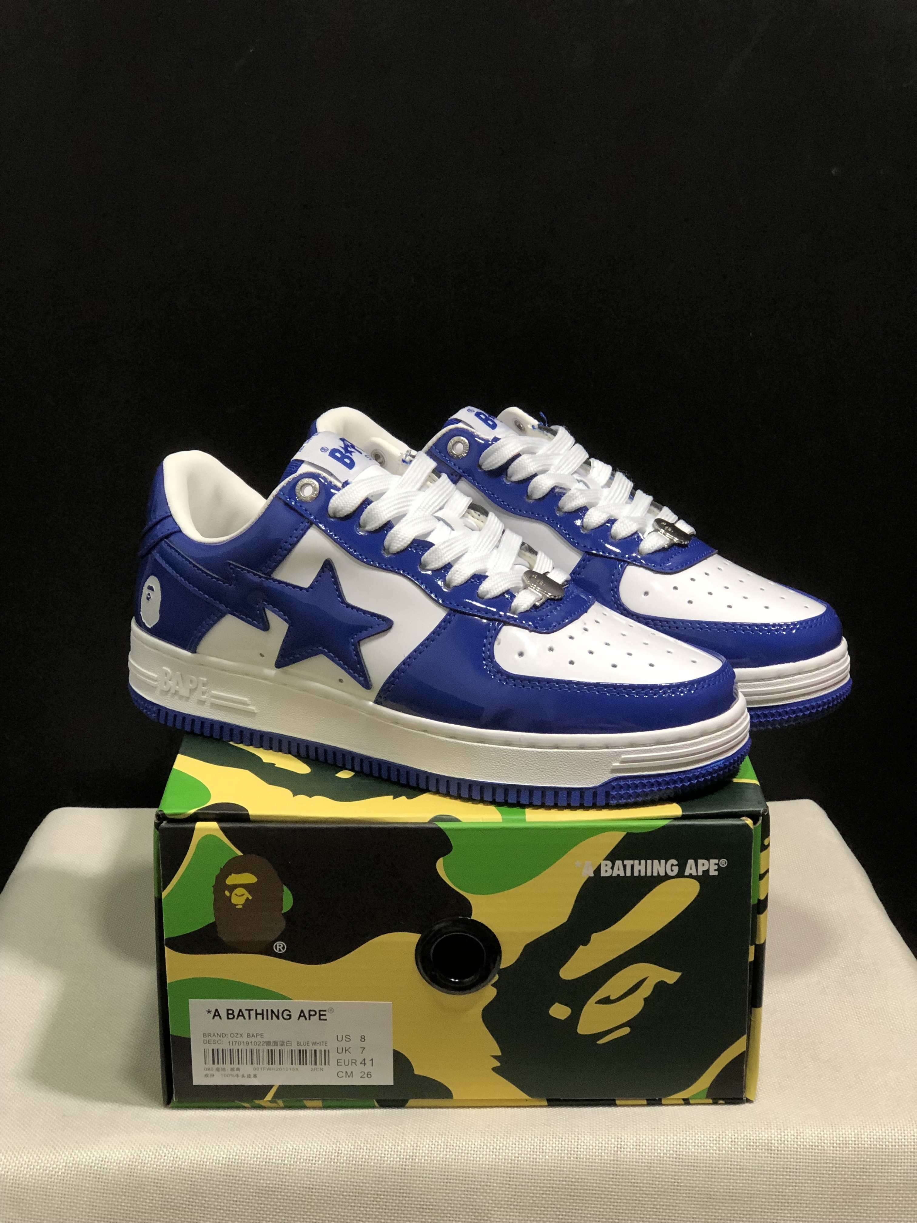 bape sta - Blanco Azul