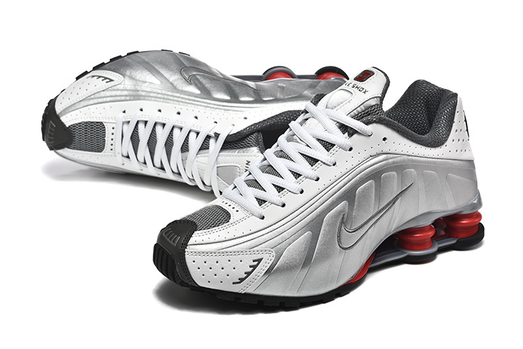 nike shox - Gris Blanco