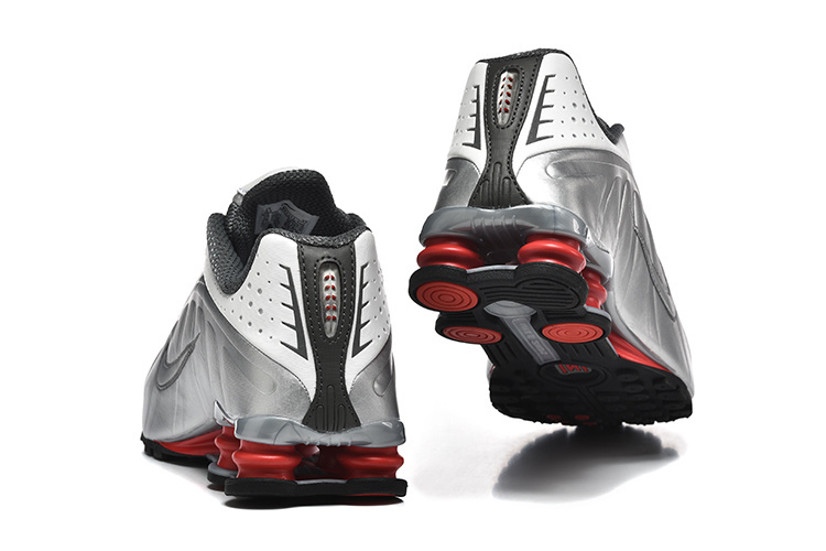 nike shox - Gris Blanco