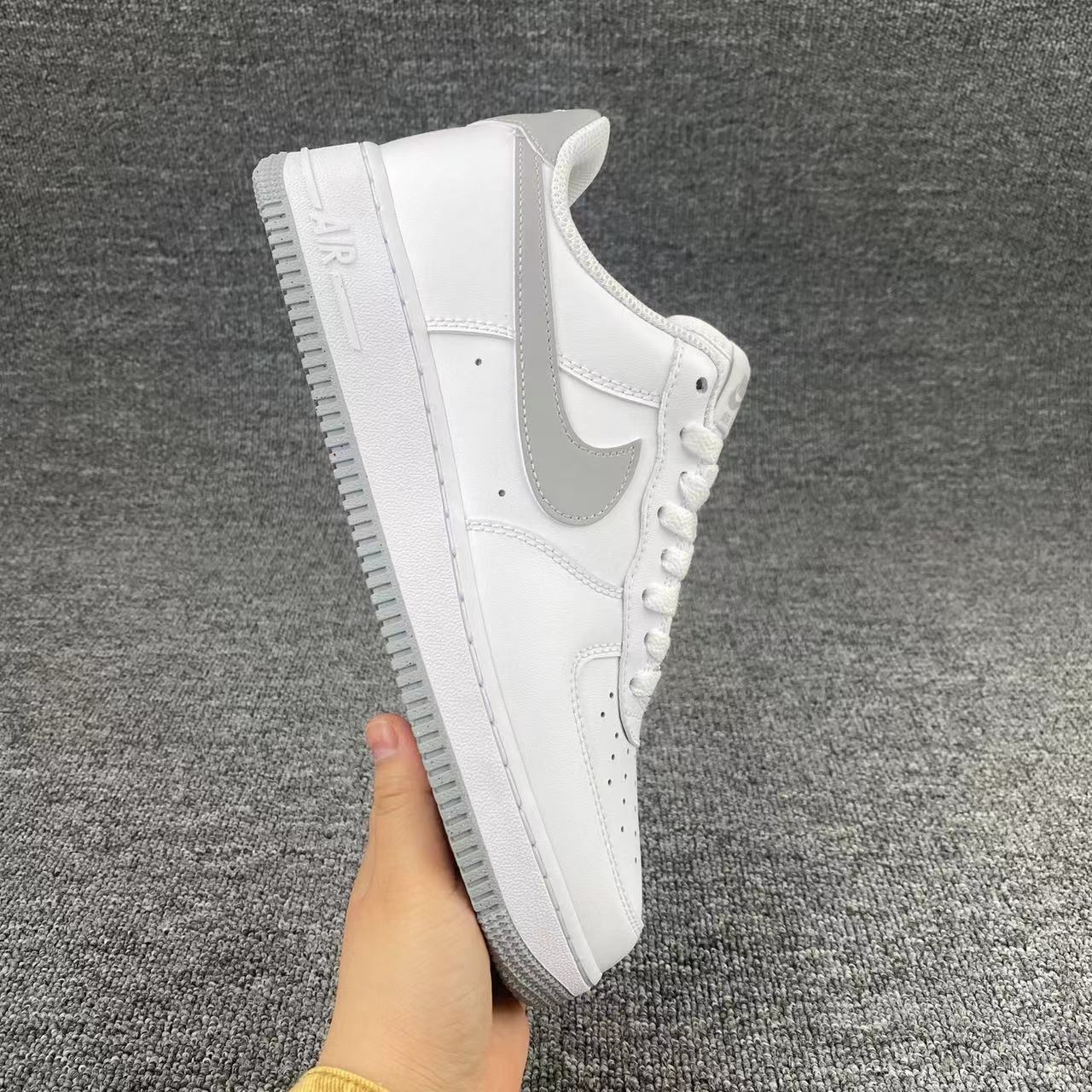 nike air force 1 - Blanco Gris