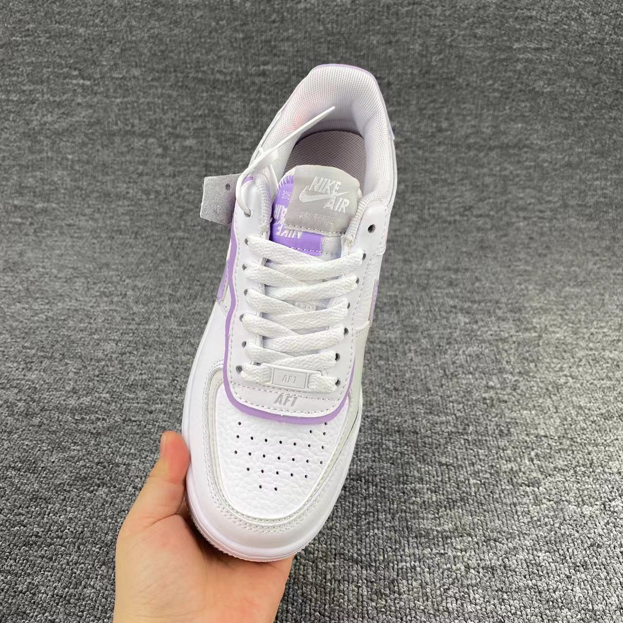nike air force 1 - Blanco Morado