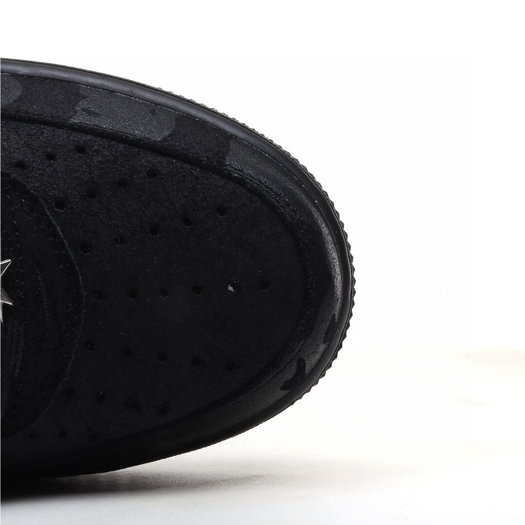 nike air force 1 - Negro Plateado