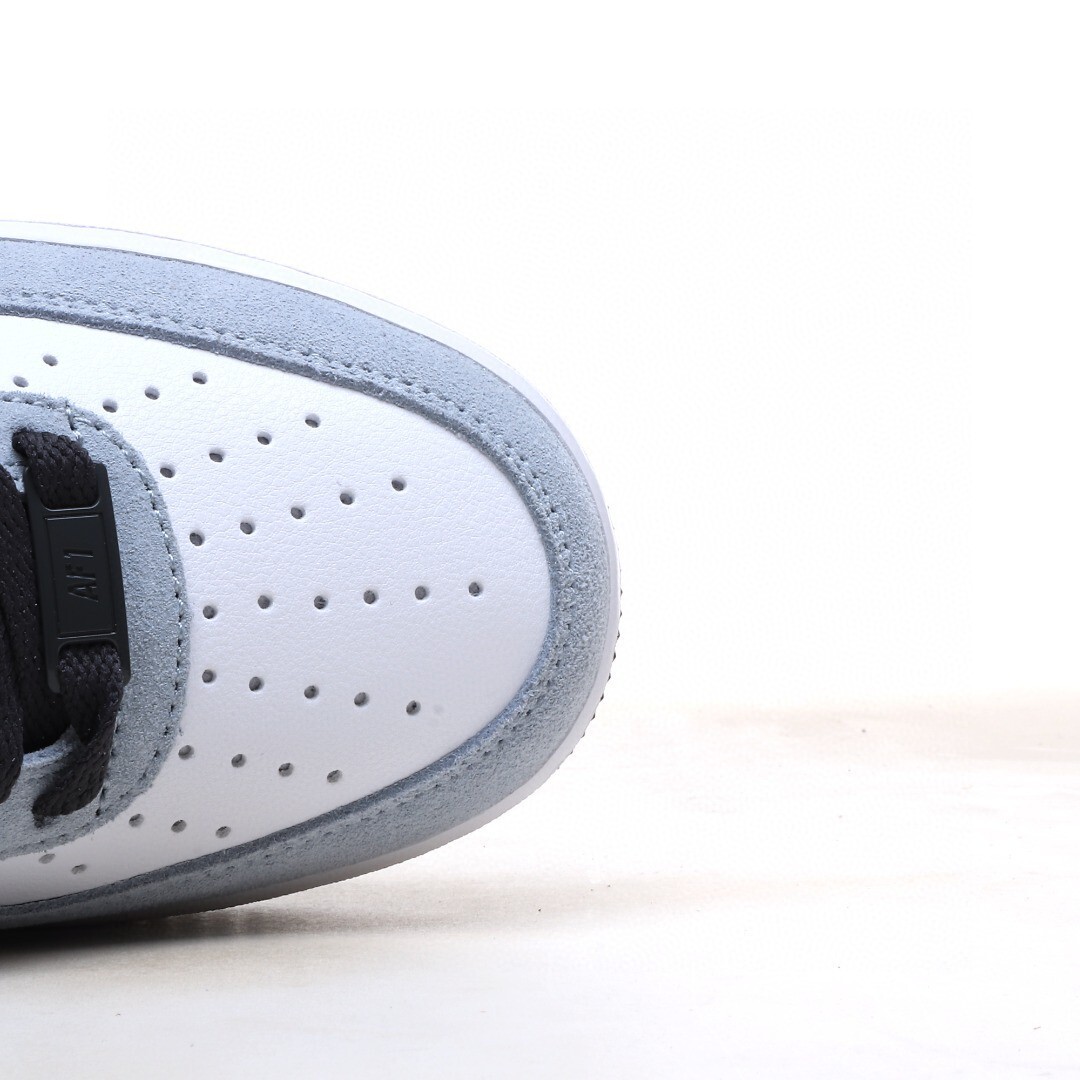 nike air force 1 - Celeste Negro Blanco