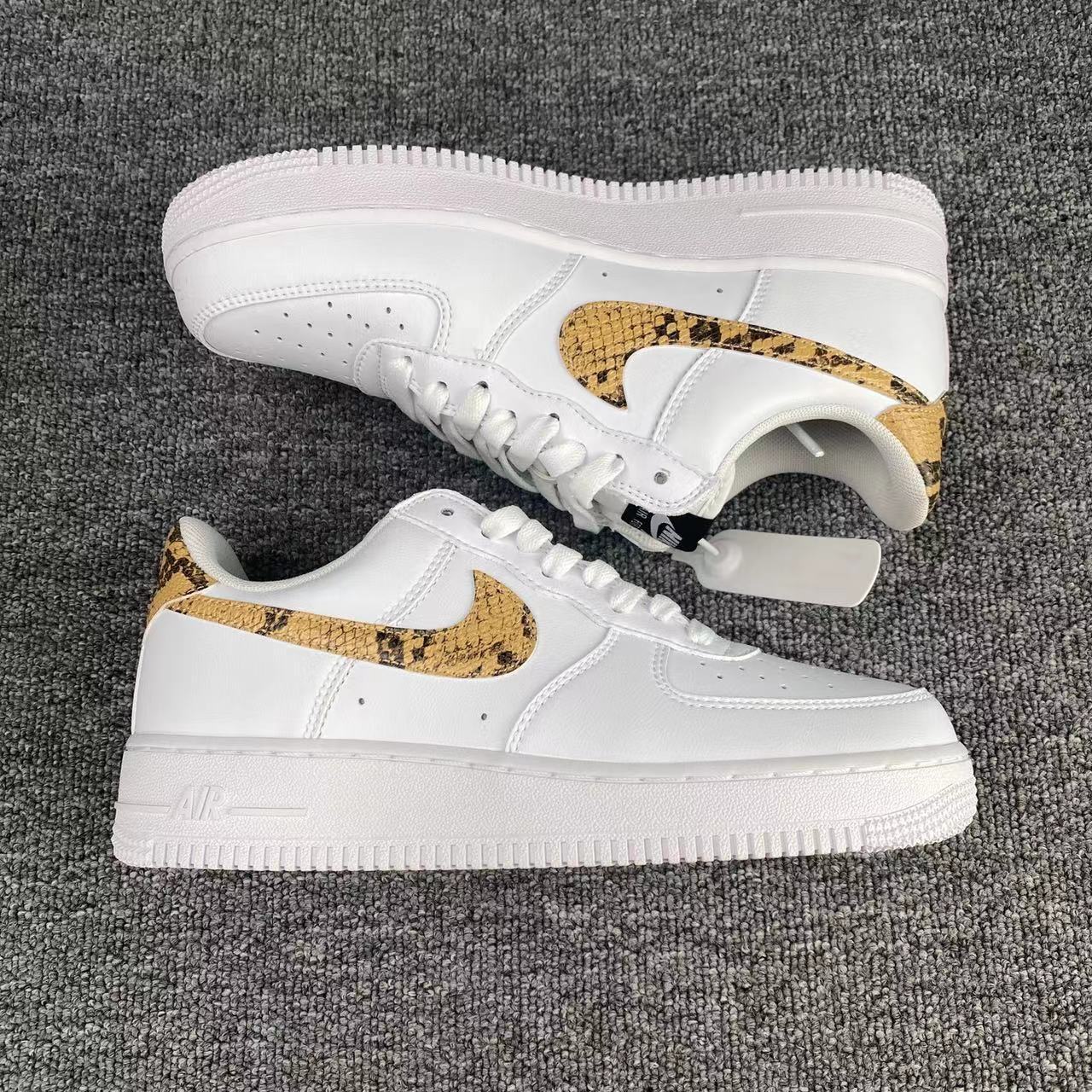 nike air force 1 - Blanco Amarillo