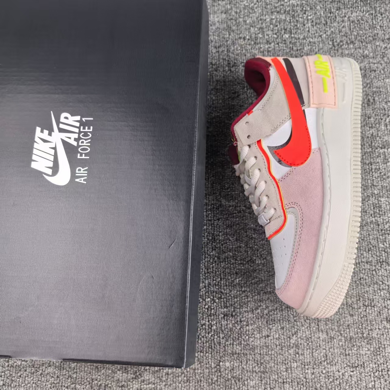 nike air force 1 - Rosado Rojo