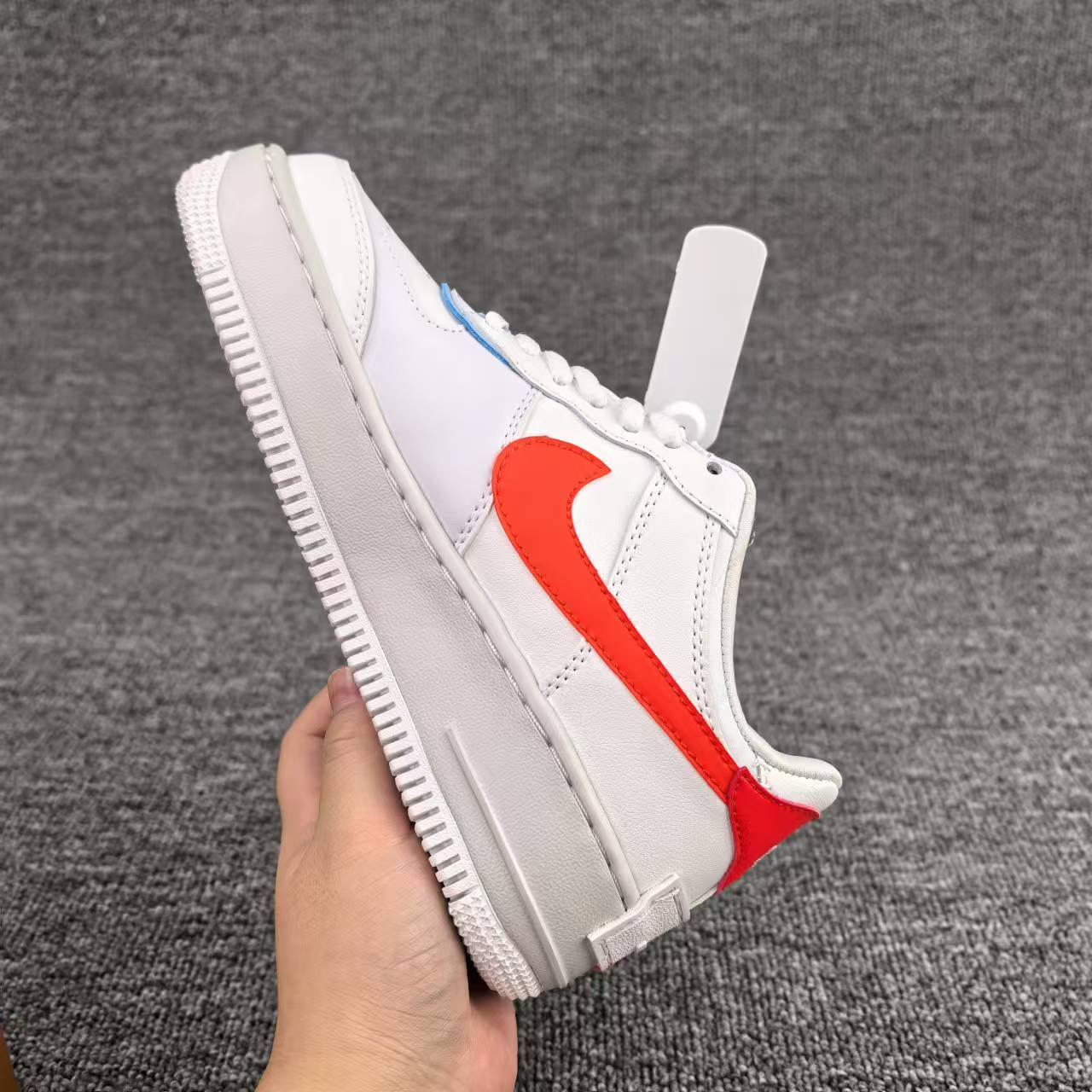 nike air force 1 - Blanco Rojo Celeste