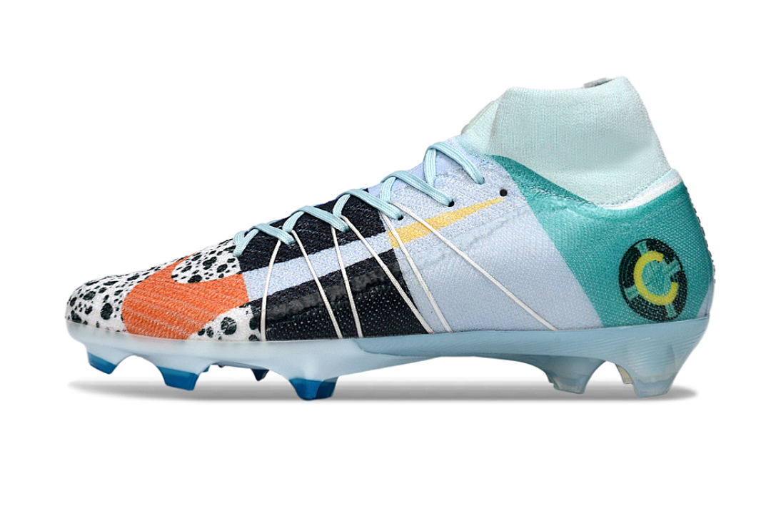 nike mercurial superfly - Celeste Amarillo Rojo Negro