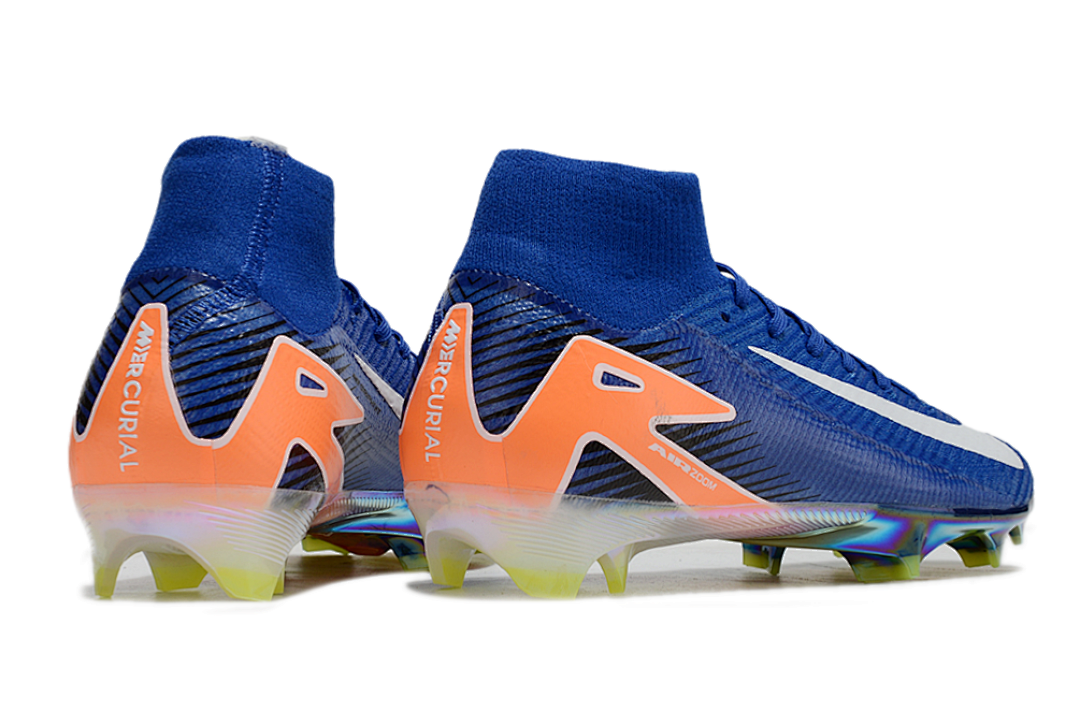 nike mercurial superfly - Azul Blanco Naranjo