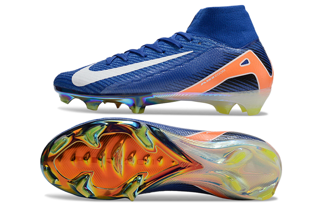 nike mercurial superfly - Azul Blanco Naranjo