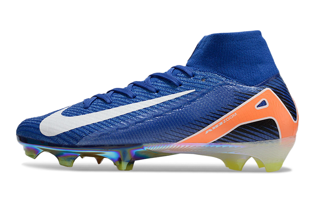 nike mercurial superfly - Azul Blanco Naranjo