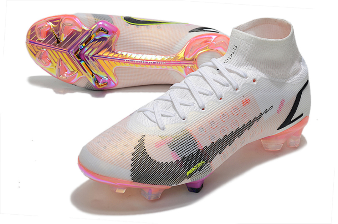nike mercurial superfly - Blanco Rosado Naranjo Verde Negro