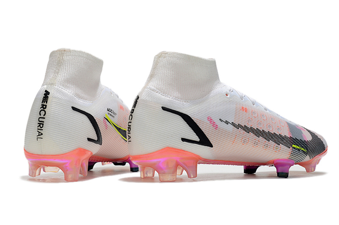 nike mercurial superfly - Blanco Rosado Naranjo Verde Negro