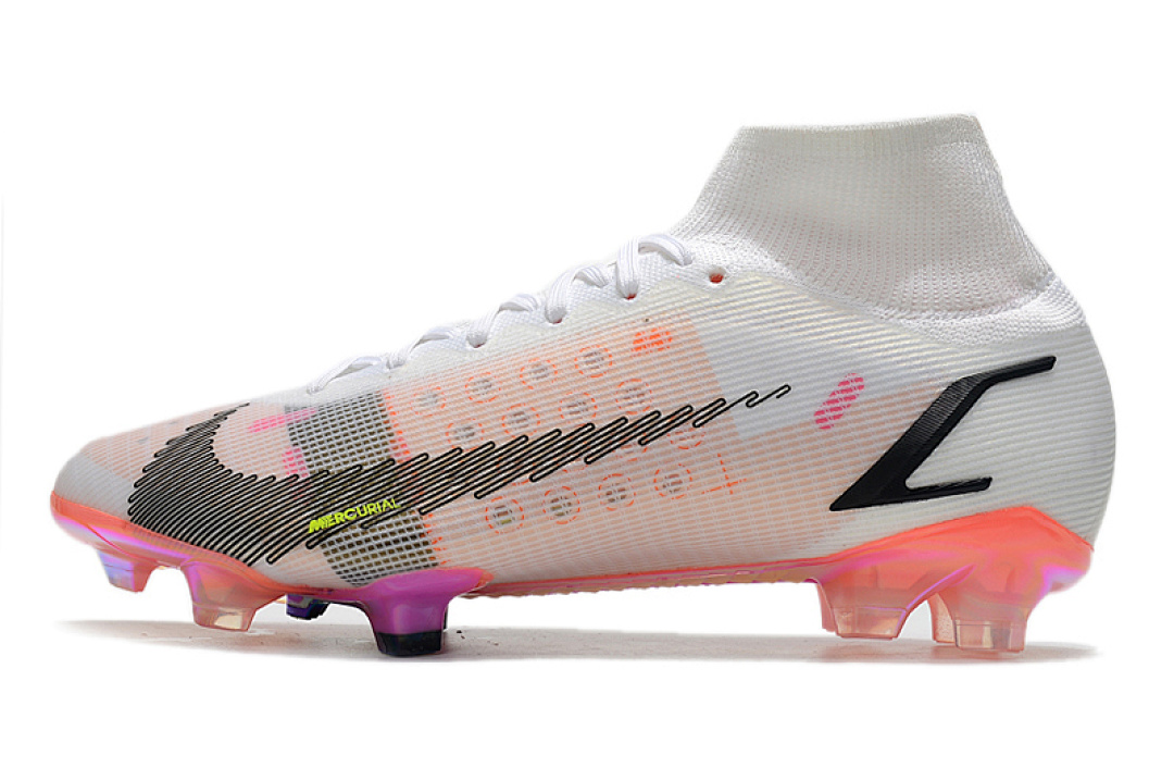 nike mercurial superfly - Blanco Rosado Naranjo Verde Negro