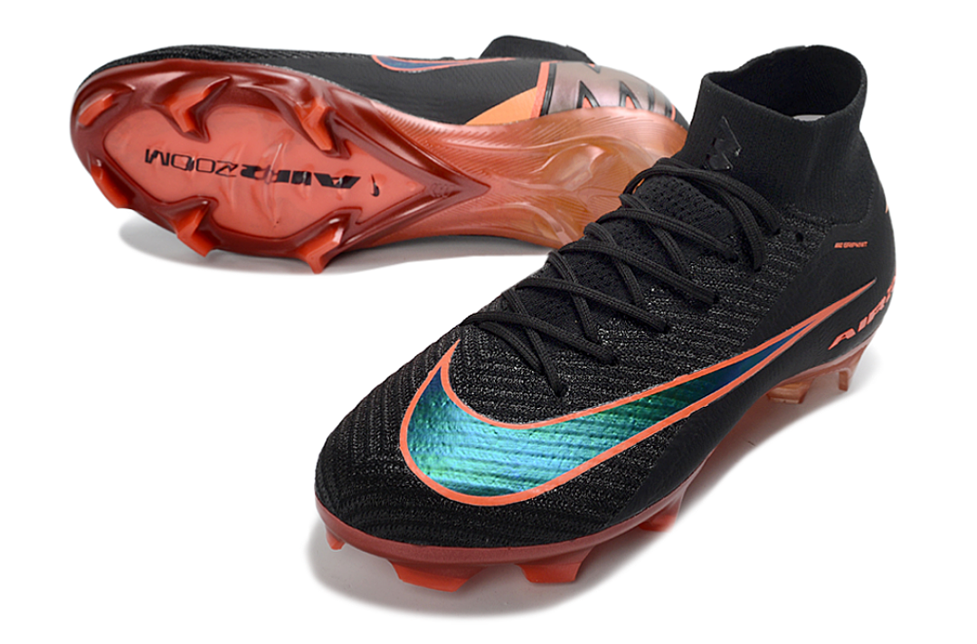 nike mercurial superfly - Negro Naranjo
