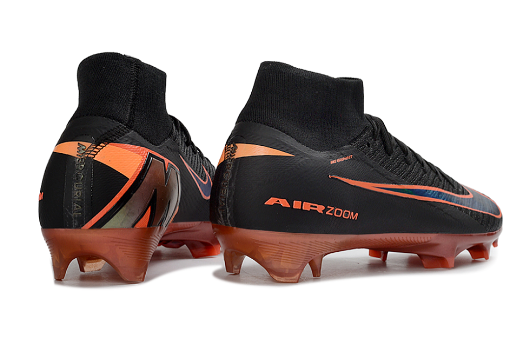 nike mercurial superfly - Negro Naranjo