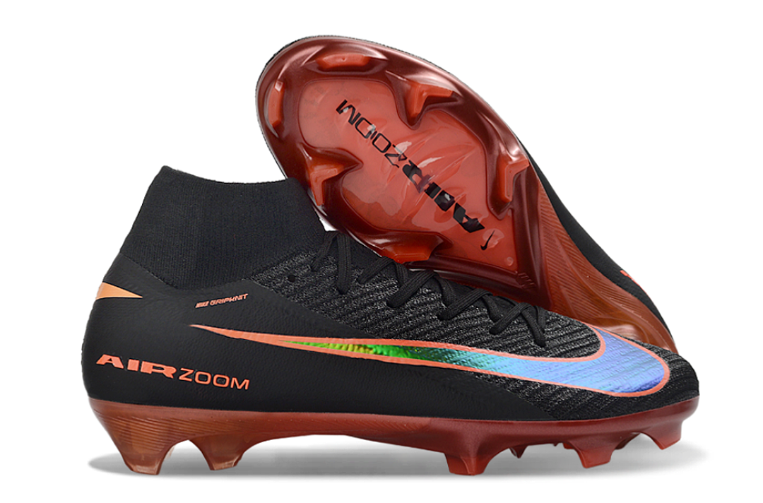 nike mercurial superfly - Negro Naranjo