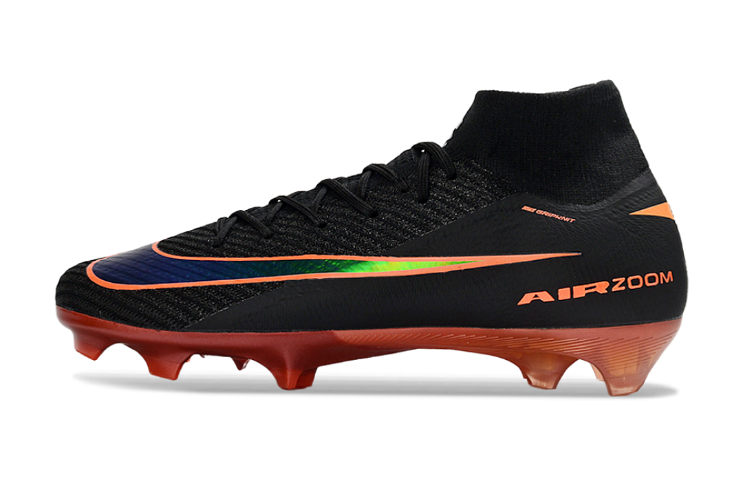 nike mercurial superfly - Negro Naranjo
