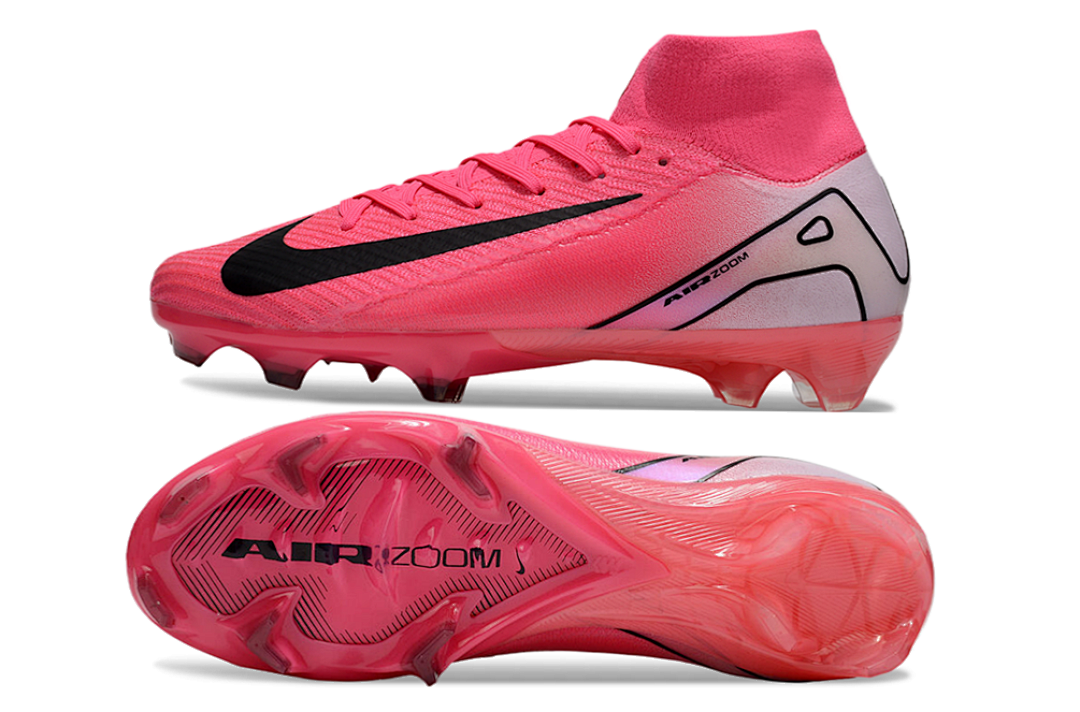 nike mercurial superfly - Rosado Negro Blanco