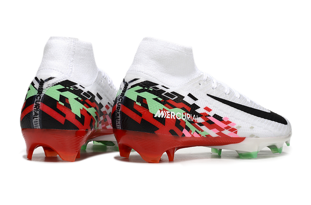 nike mercurial superfly - Blanco Rojo Negro