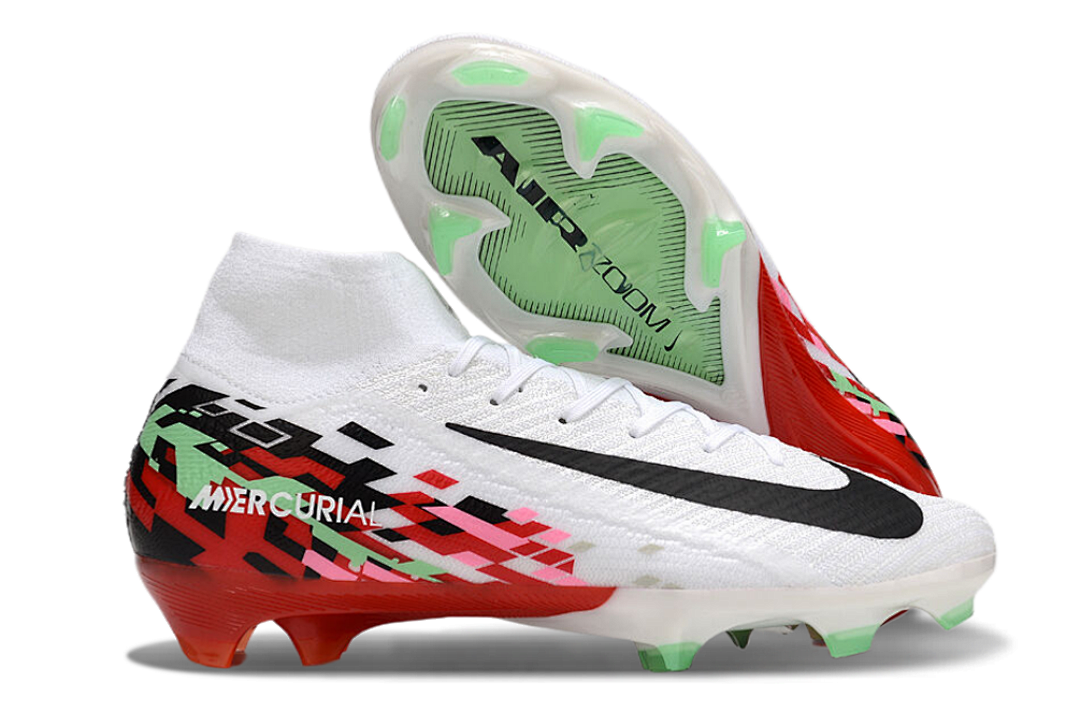 nike mercurial superfly - Blanco Rojo Negro