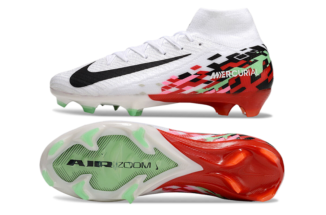 nike mercurial superfly - Blanco Rojo Negro