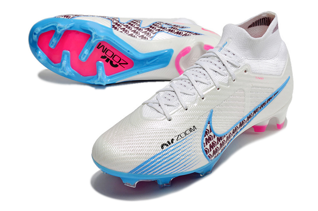 nike mercurial superfly - Blanco Azul Rosado