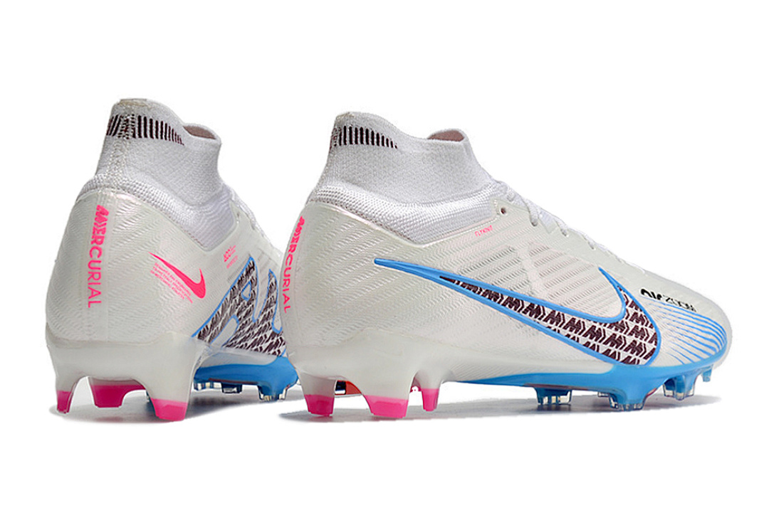 nike mercurial superfly - Blanco Azul Rosado