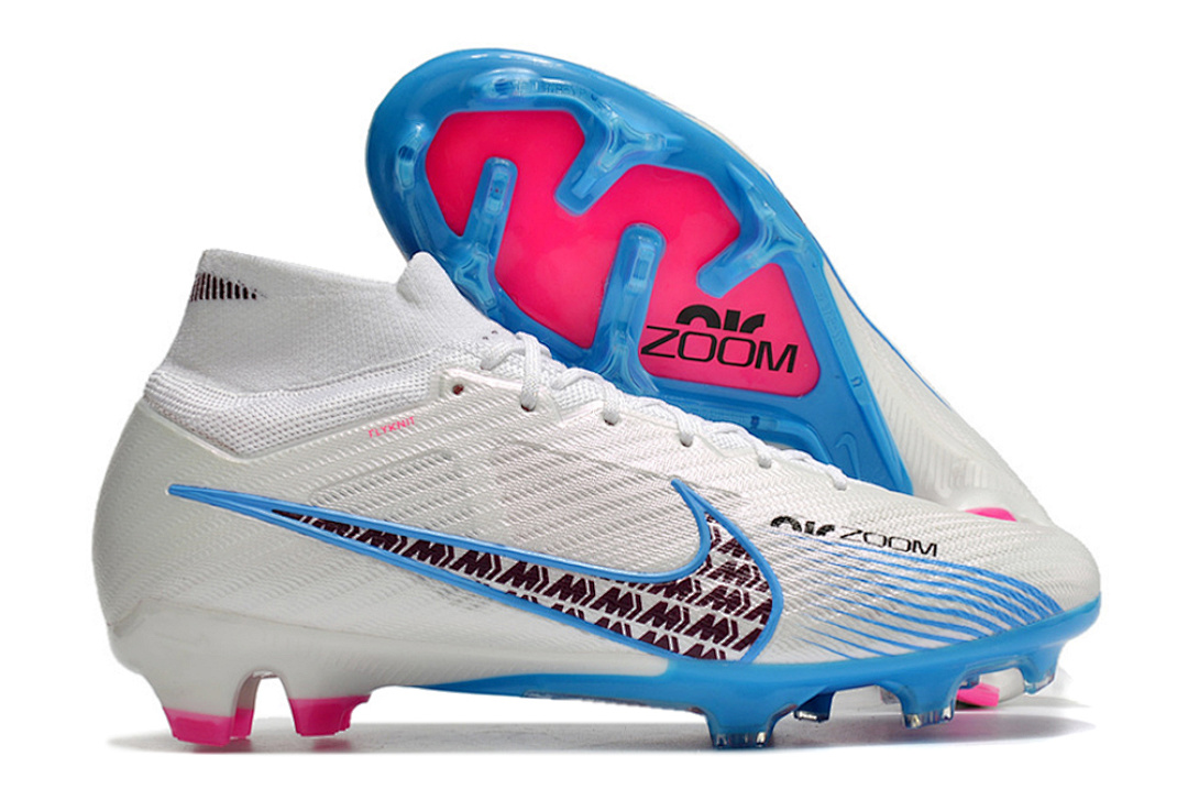 nike mercurial superfly - Blanco Azul Rosado
