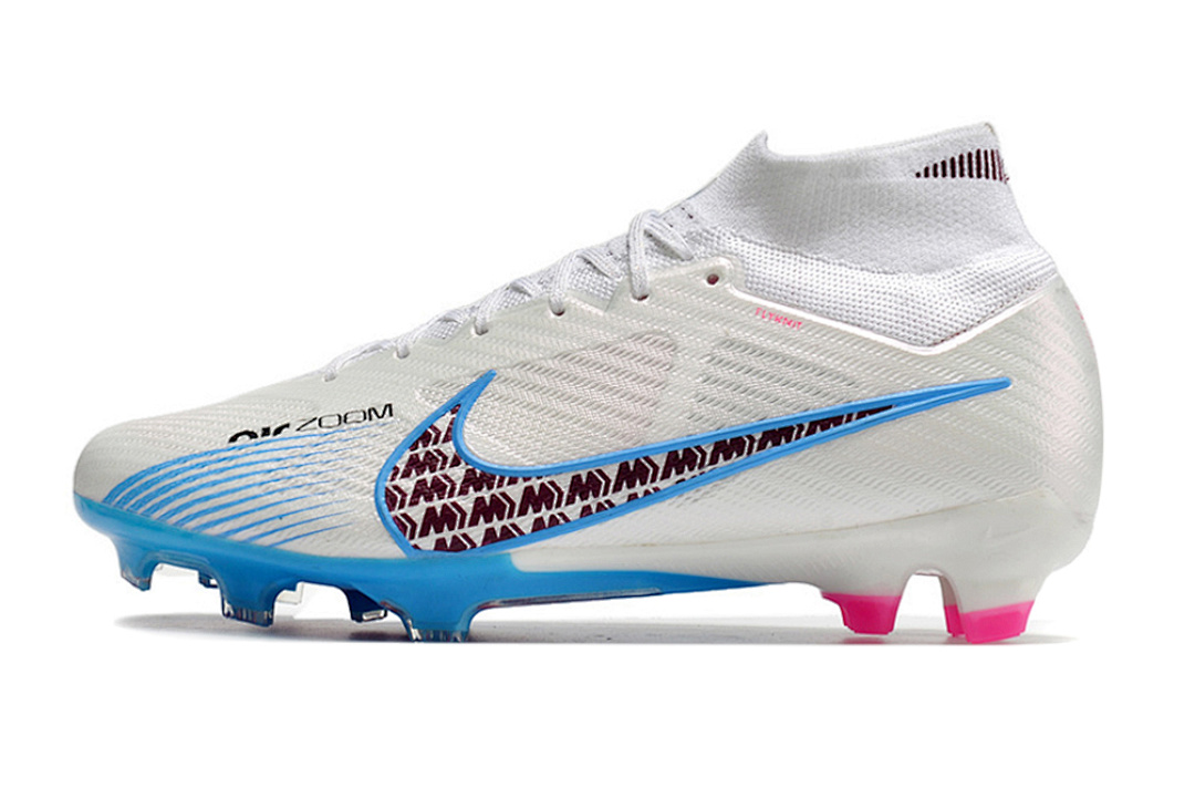nike mercurial superfly - Blanco Azul Rosado