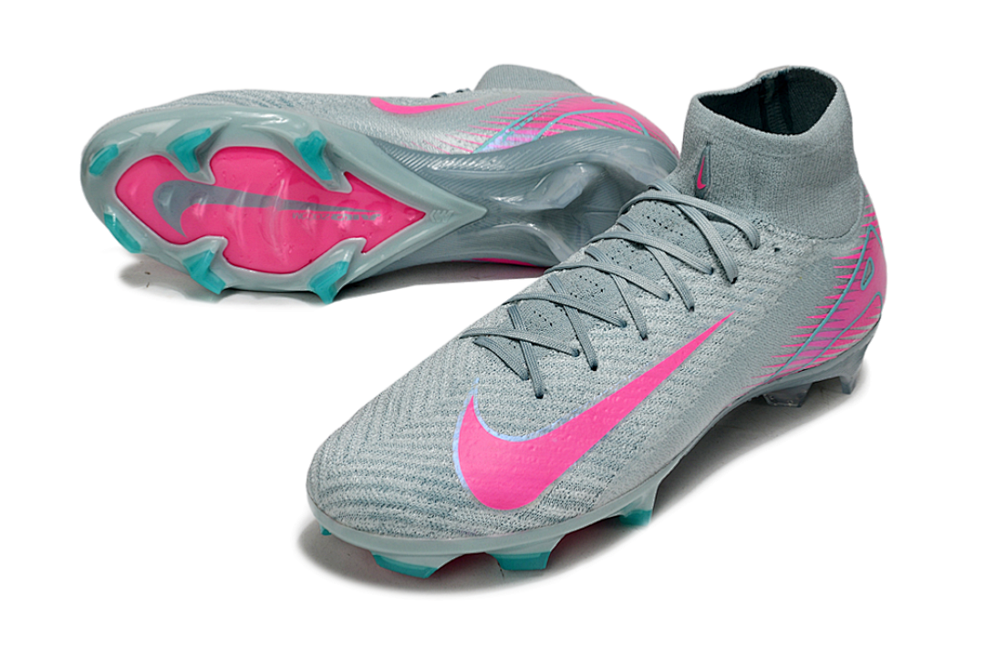 nike mercurial superfly - Gris Rosado Azul