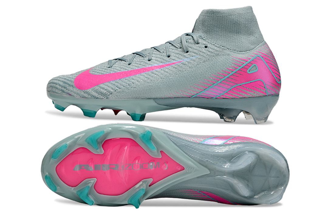 nike mercurial superfly - Gris Rosado Azul