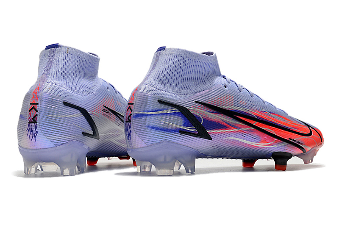 nike mercurial superfly - Gris Morado Rosado Azul