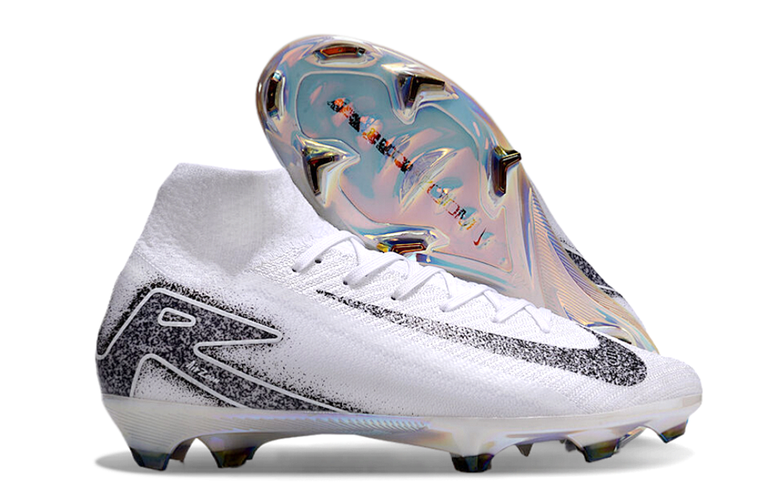 nike mercurial superfly - Blanco Negro Plateado