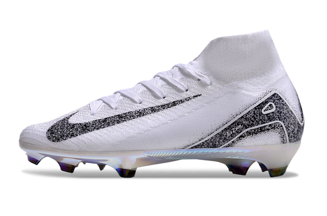nike mercurial superfly - Blanco Negro Plateado