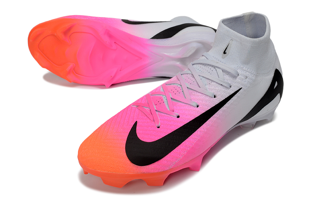 nike mercurial superfly - Blanco Rosado Naranjo Negro