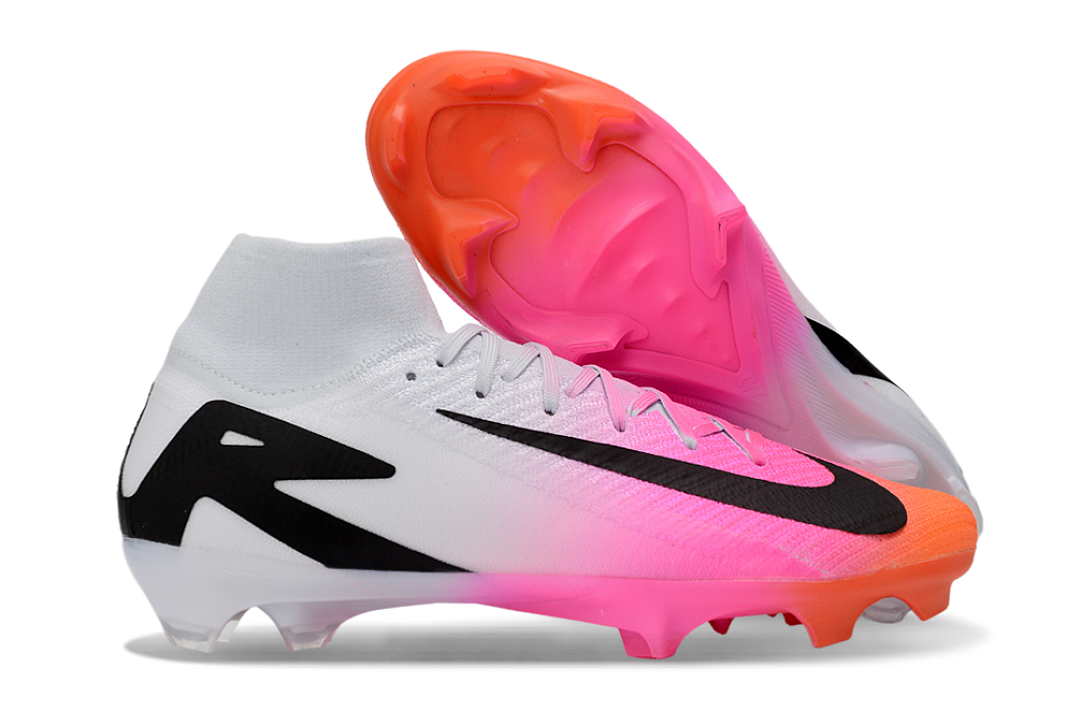 nike mercurial superfly - Blanco Rosado Naranjo Negro