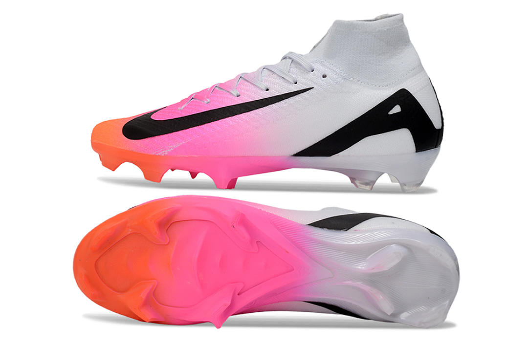 nike mercurial superfly - Blanco Rosado Naranjo Negro
