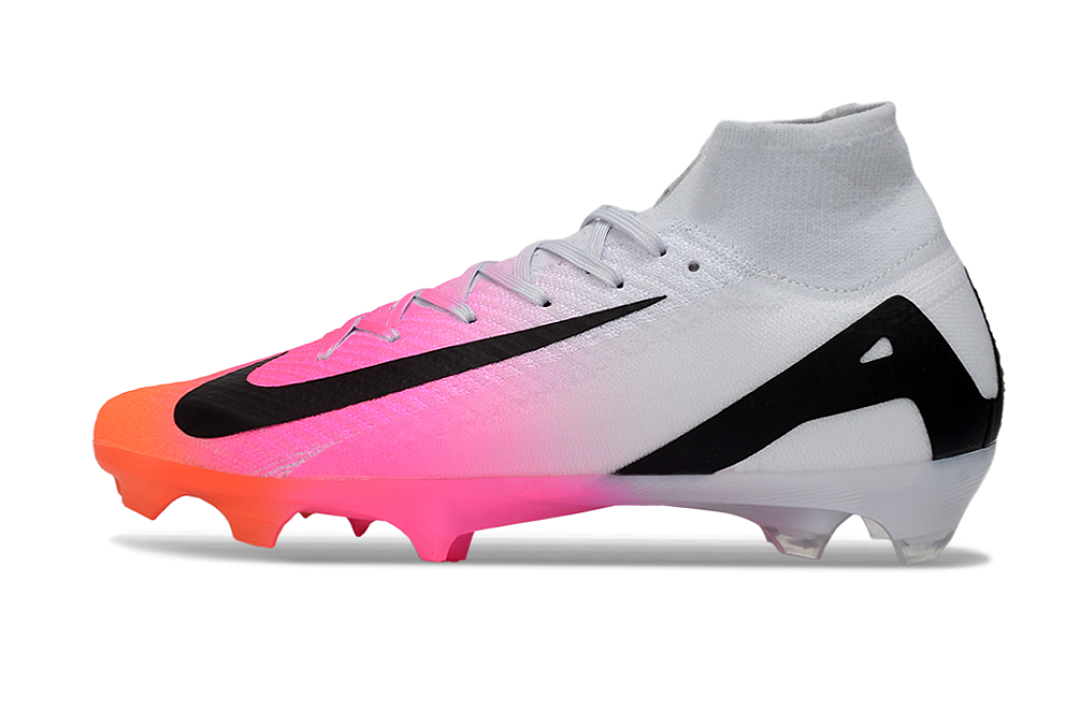 nike mercurial superfly - Blanco Rosado Naranjo Negro