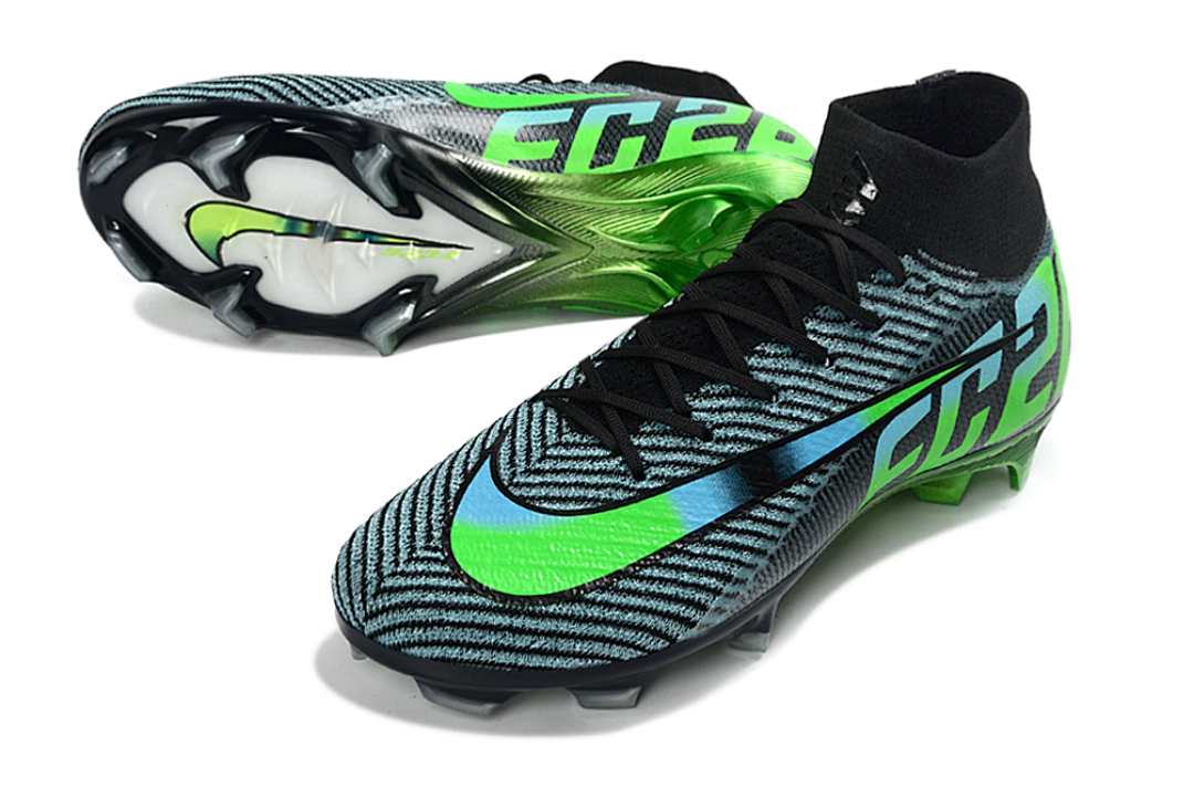 nike mercurial superfly - Negro Verde