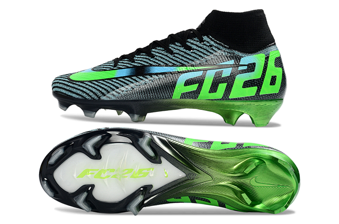 nike mercurial superfly - Negro Verde