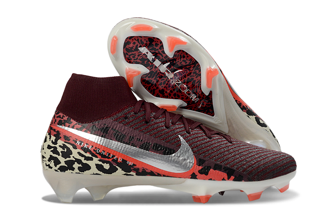 nike mercurial superfly - Rojo Negro Plateado