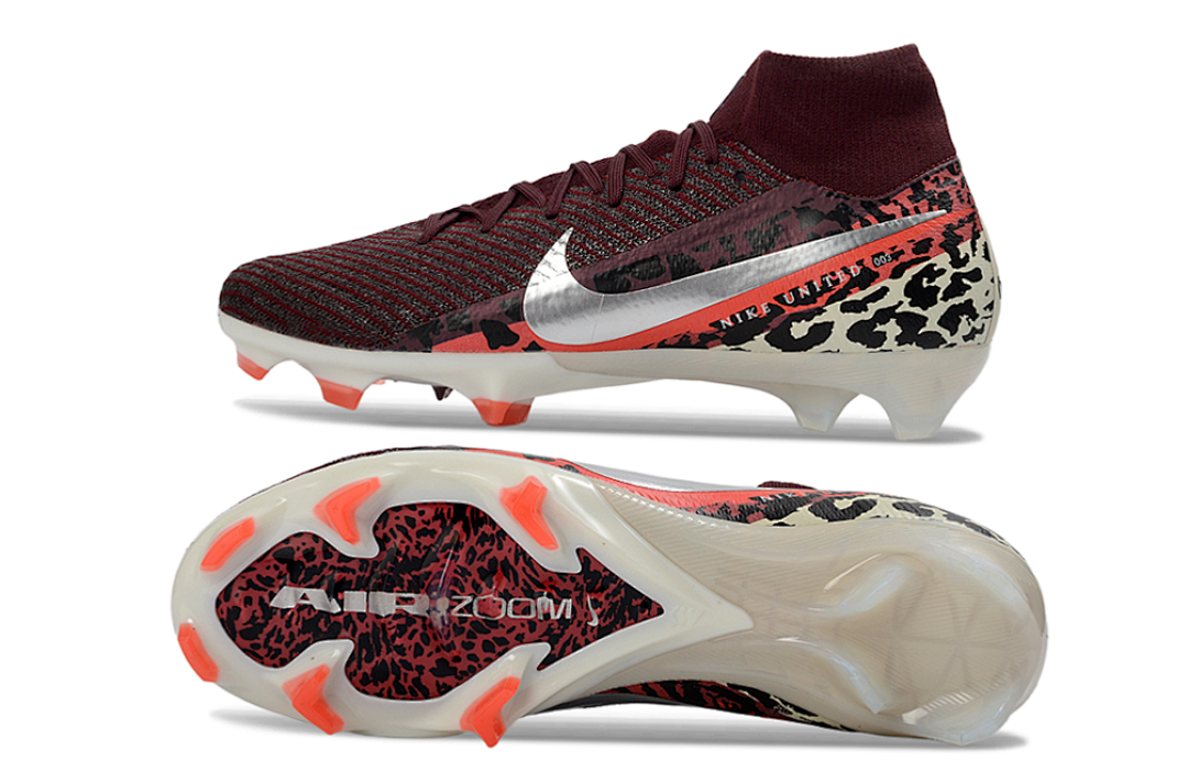 nike mercurial superfly - Rojo Negro Plateado