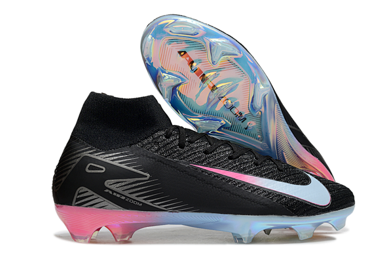 nike mercurial superfly - Negro Rosado Azul