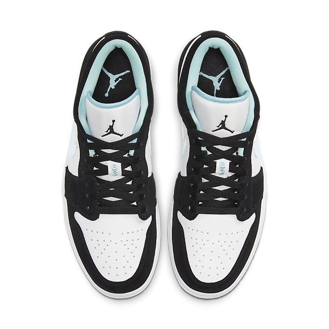 jordan air jordan 1 retro low - Negro Blanco Celeste