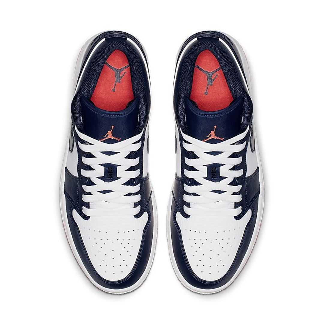 jordan air jordan 1 retro low - Azul Blanco Rojo