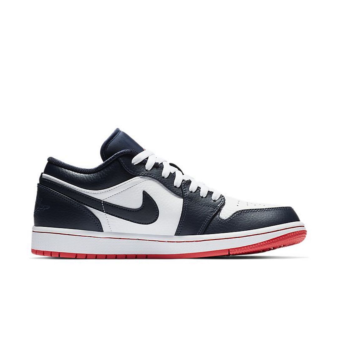 jordan air jordan 1 retro low - Azul Blanco Rojo