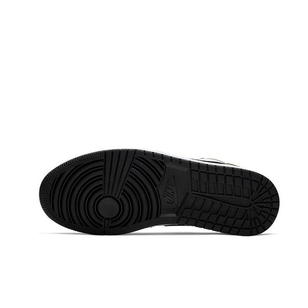 jordan air jordan 1 retro low - Negro Dorado Blanco