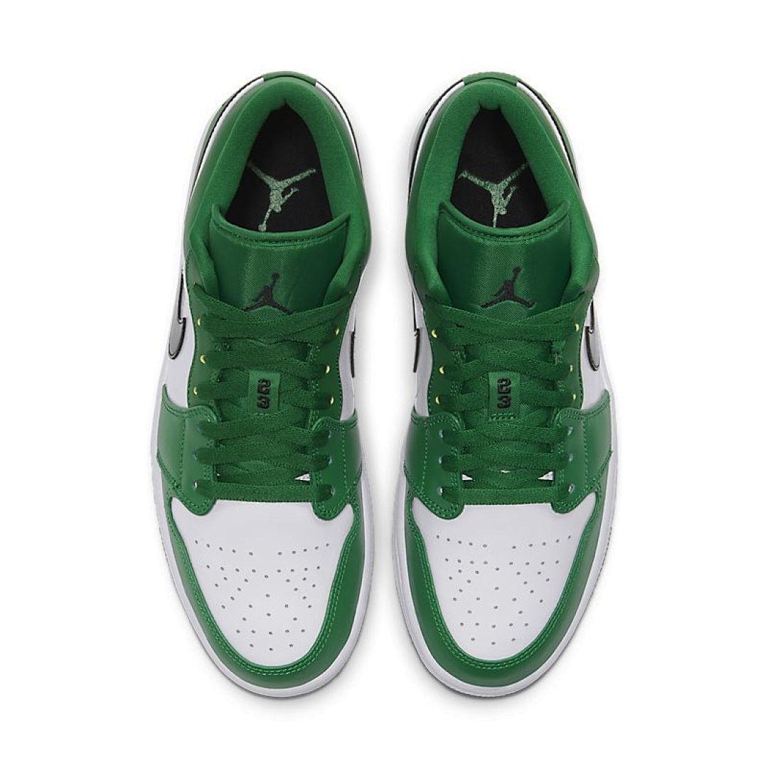 jordan air jordan 1 retro low - Verde Blanco Negro