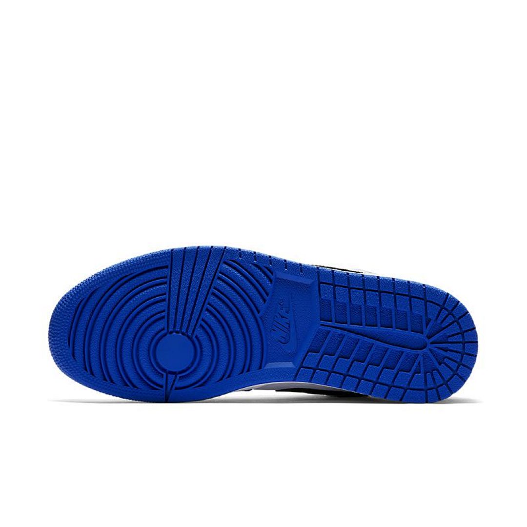 jordan air jordan 1 retro low - Azul Blanco Dorado